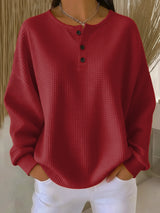 Adèle™ | Sweatshirt à Col Élégant